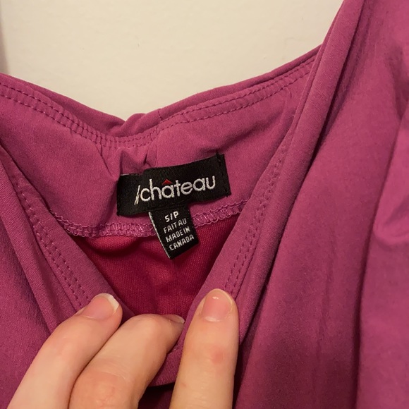 Size small fuses, calf length ruffled dress - Picture 2 of 3